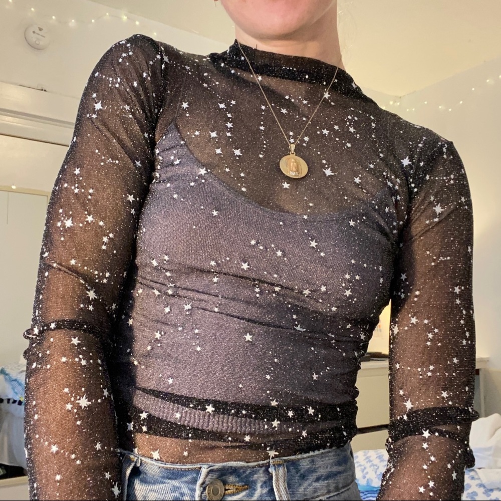 Star Mesh Top